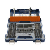 Dexter Drill Bit Set of 119 Pieces - 13 Wood, 20 Metal, 5 Masonry, 70 Bits and 11 Accessories